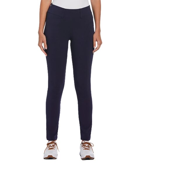 Callaway Pants - Callaway Stretch Golf Women's XL Pants Blue Skinny Pull On Performance XLx32